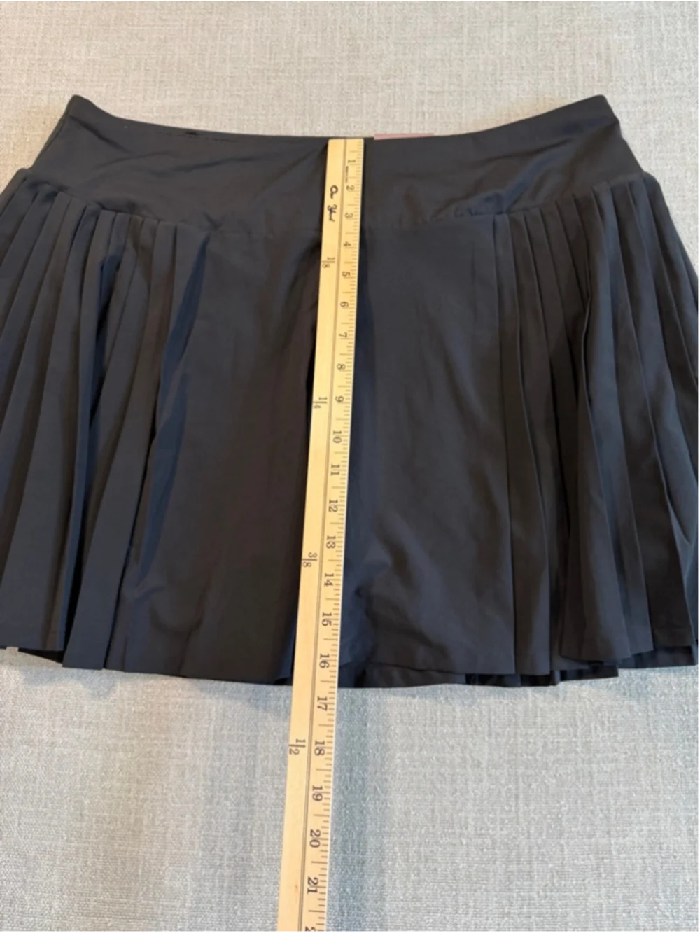 Calia women’s black SIDE PLEAT COURT SKORT golf tennis athletic skirt XXL